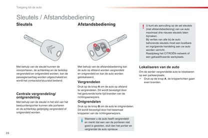 2012-2014 Citroën C1 Bedienungsanleitung | Niederländisch
