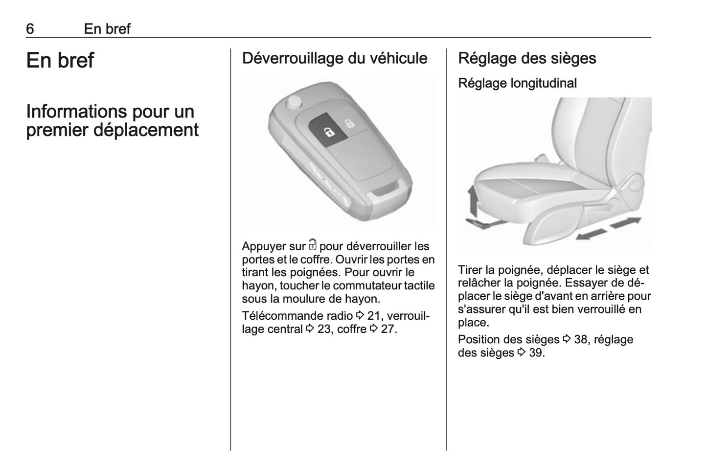 2016-2017 Opel Meriva Owner's Manual | French