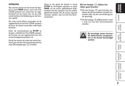 2010-2011 Fiat Grande Punto Gebruikershandleiding | Nederlands
