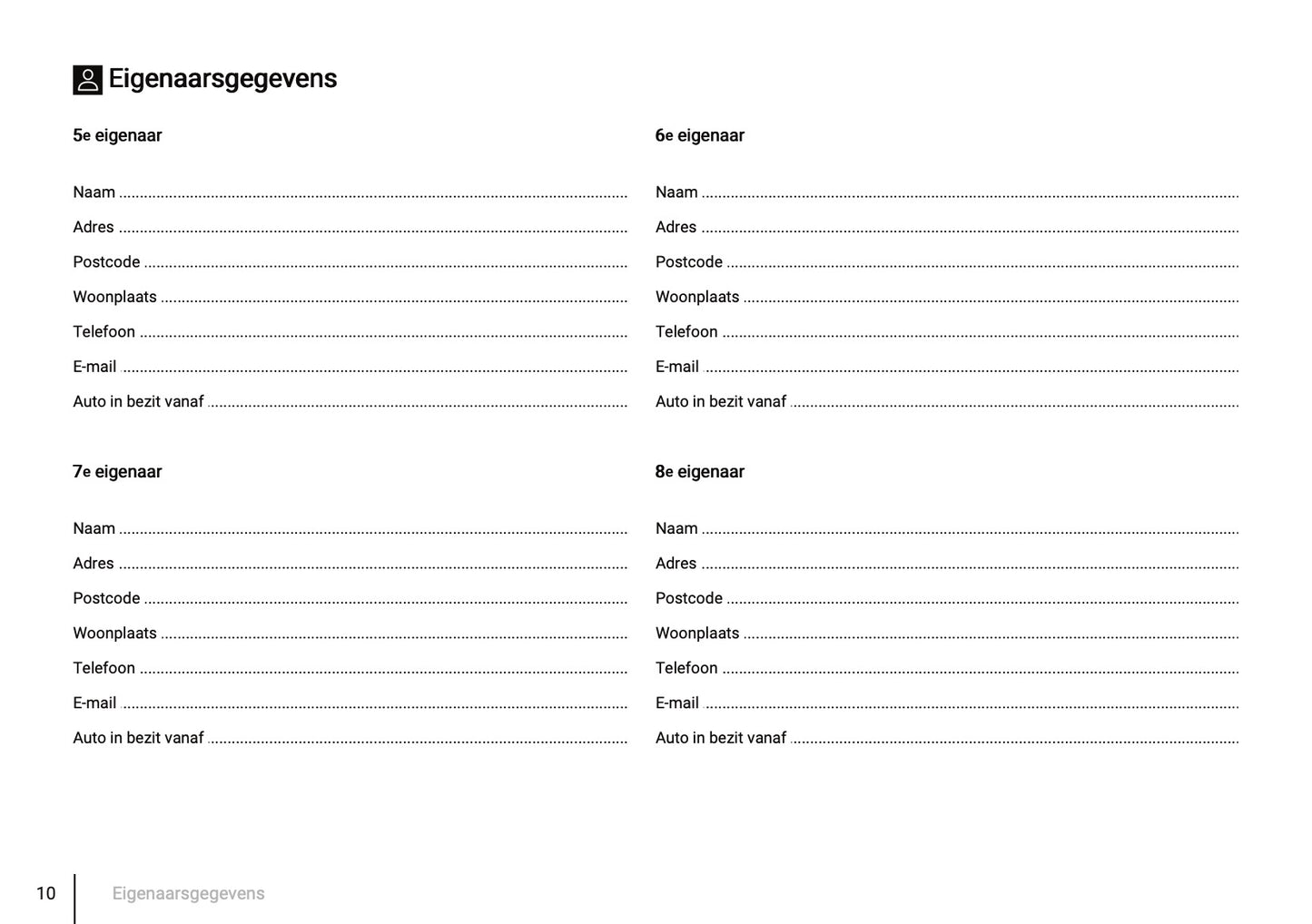 Onderhoudsboekje voor Peugeot RCZ 2010 - 2016