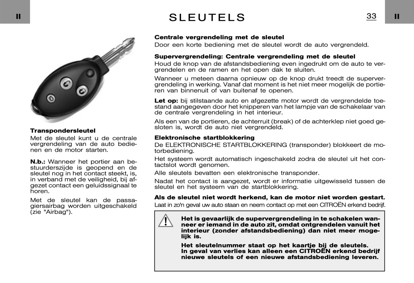 2005-2006 Citroën C5 Bedienungsanleitung | Niederländisch