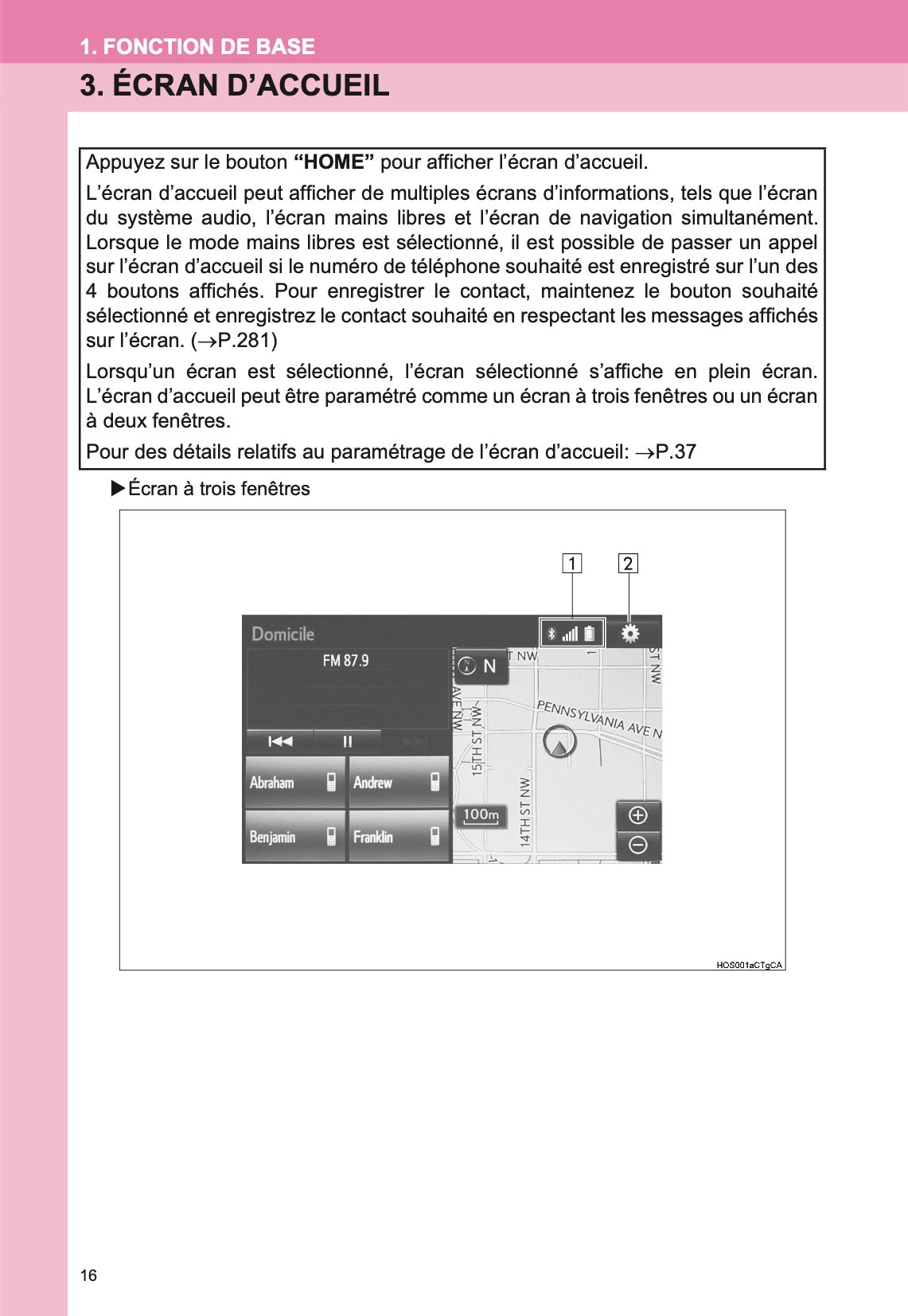 Toyota Highlander Système De Navigation Et De Multimédia Manual 2016 till 2017