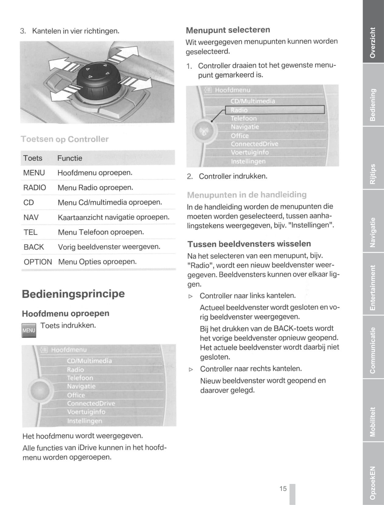 2011 BMW 5 Series Bedienungsanleitung | Niederländisch
