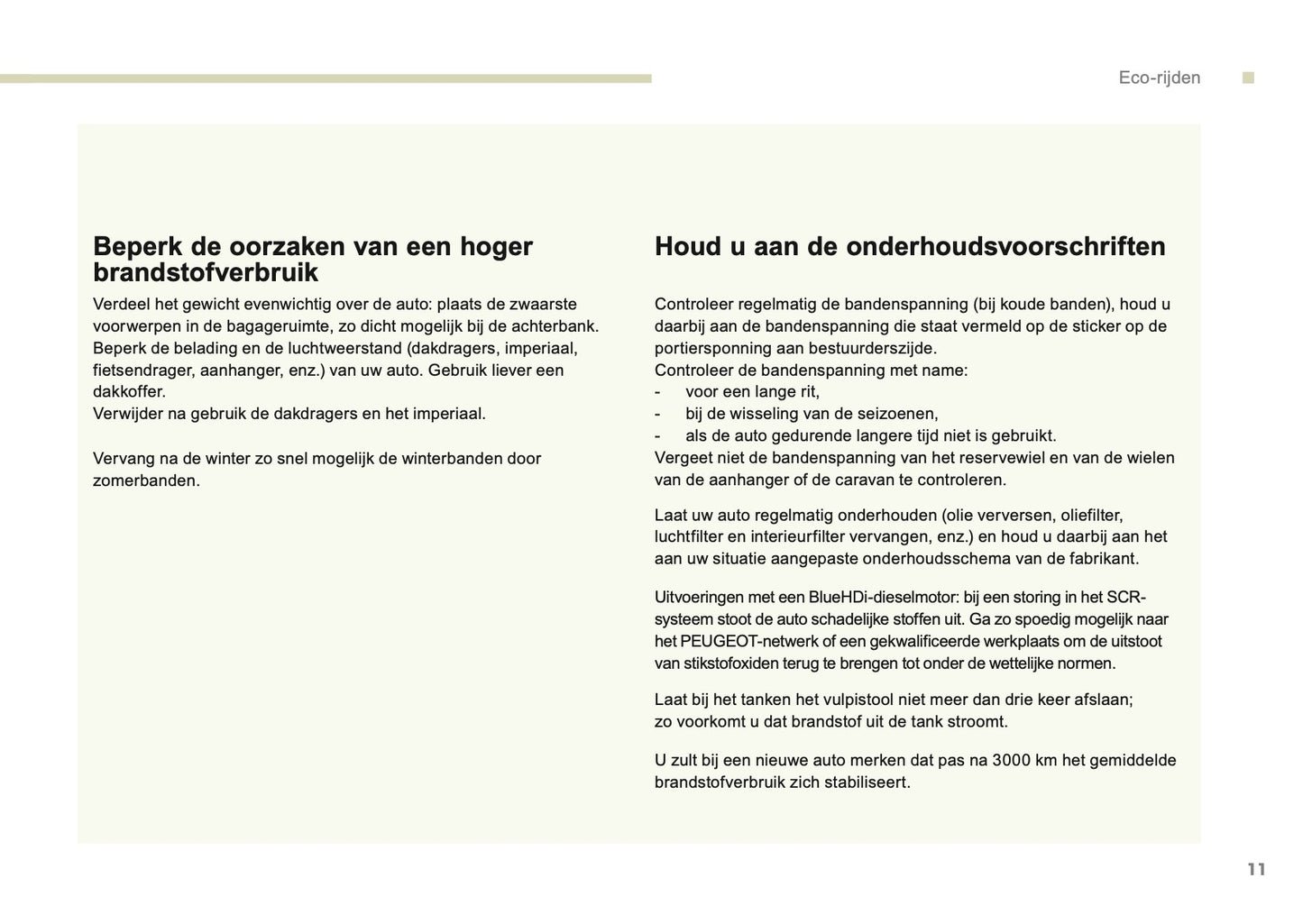 2016 Peugeot 3008 Owner's Manual | Dutch
