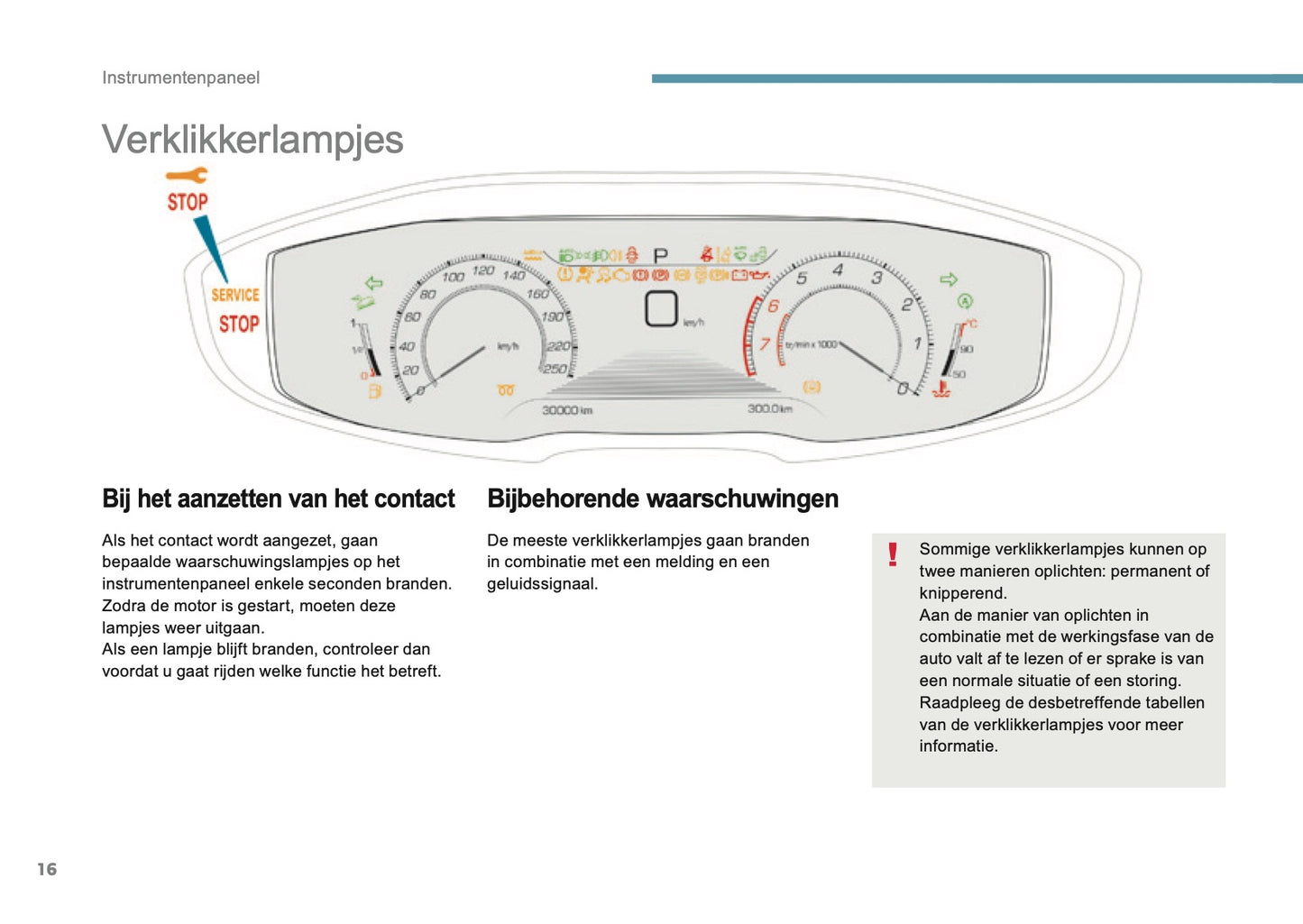 2016 Peugeot 3008 Owner's Manual | Dutch