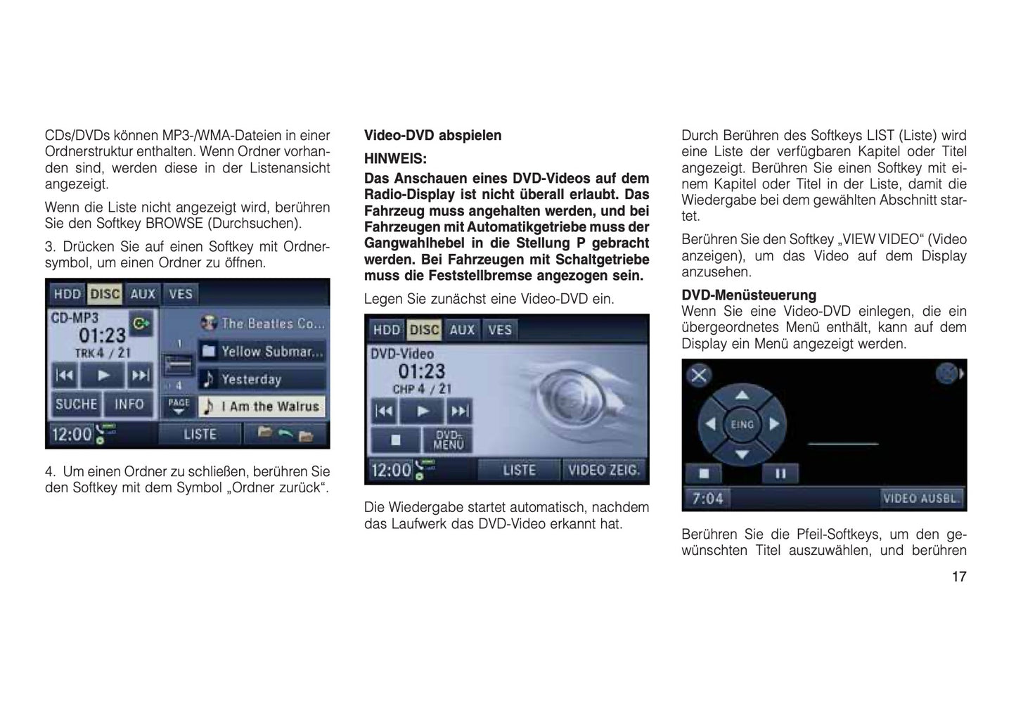 Multimedia System Bedienungsanleitung 2011 - 2013