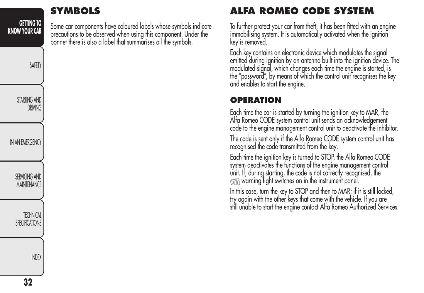 2010-2014 Alfa Romeo Giulietta Bedienungsanleitung | Englisch