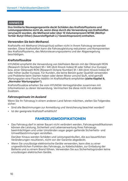 2021-2022 Hyundai Tucson Hybrid/Plug-in Hybrid Owner's Manual | German