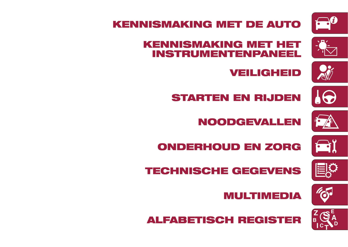 2016-2017 Fiat 500L Gebruikershandleiding | Nederlands