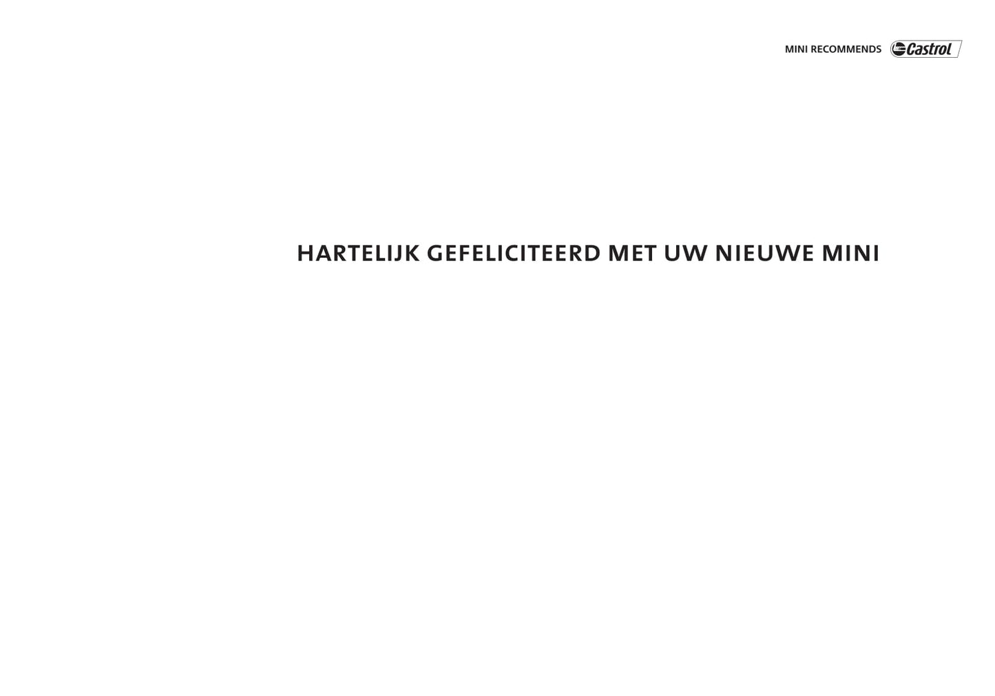 2004-2009 Mini Cabrio Gebruikershandleiding | Nederlands