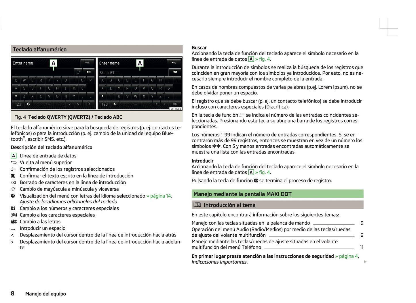 Skoda Radio Bolero Manual de Instrucciones 2010 - 2015