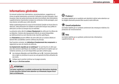 Seat Exeo Radio Adagio Guide d'instructions