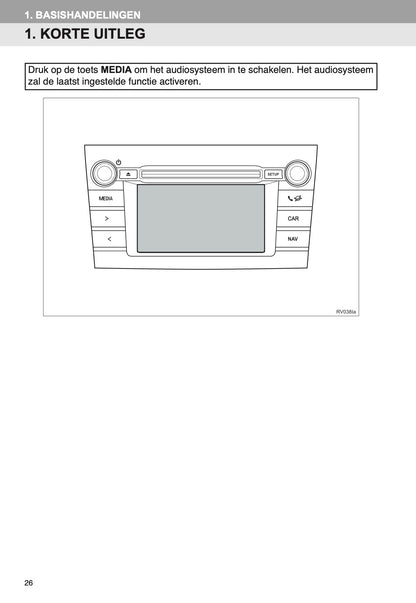 Toyota RAV4 Navigatie Touch 2 Handleiding 2014