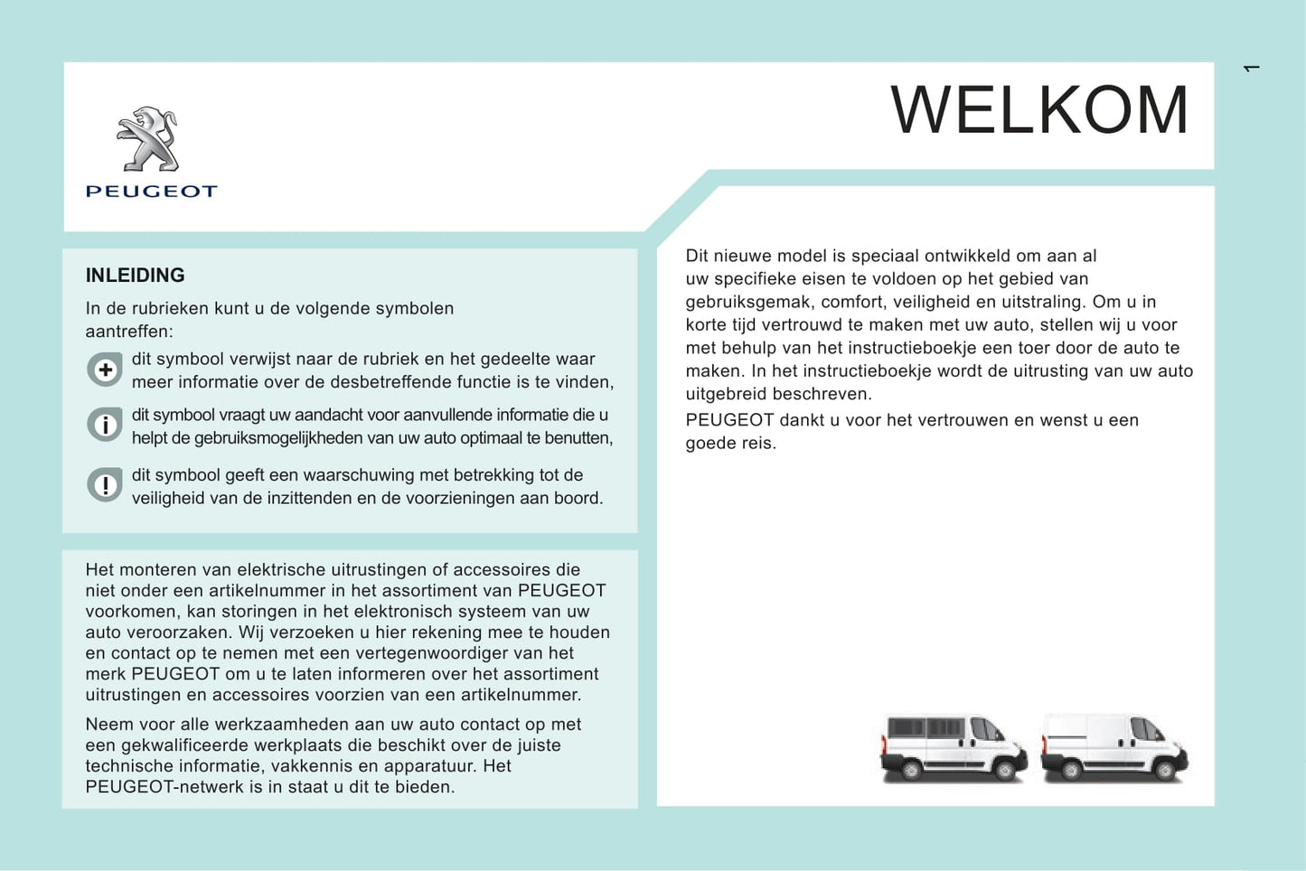 2014-2015 Peugeot Boxer Gebruikershandleiding | Nederlands