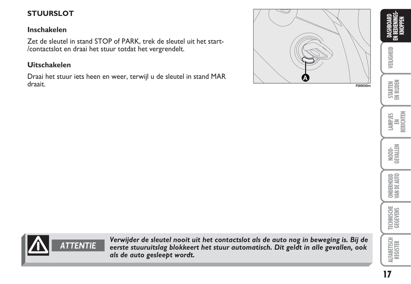 2003-2004 Fiat Punto Gebruikershandleiding | Nederlands
