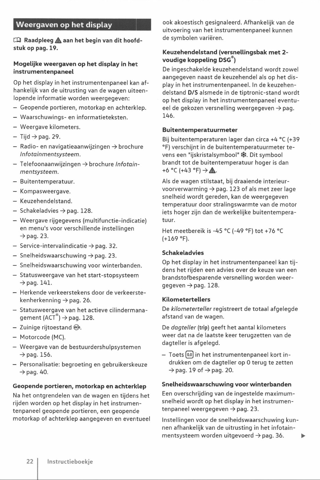 2017-2020 Volkswagen Golf Bedienungsanleitung | Niederländisch