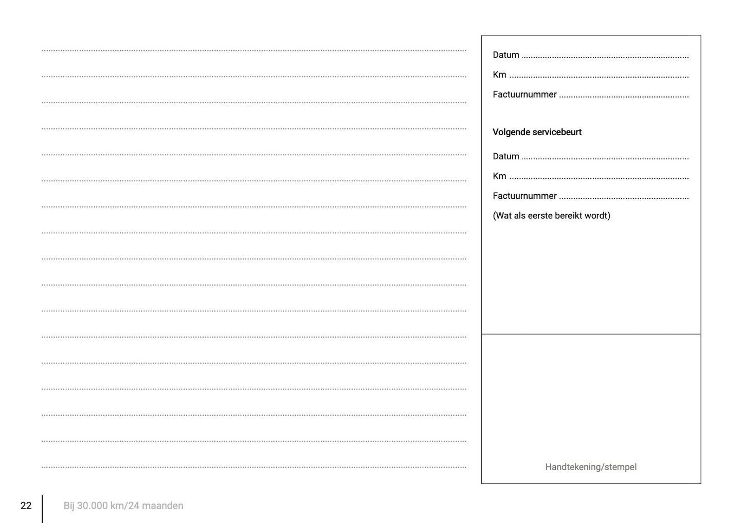 Onderhoudsboekje voor Skoda Fabia 2000 - 2008