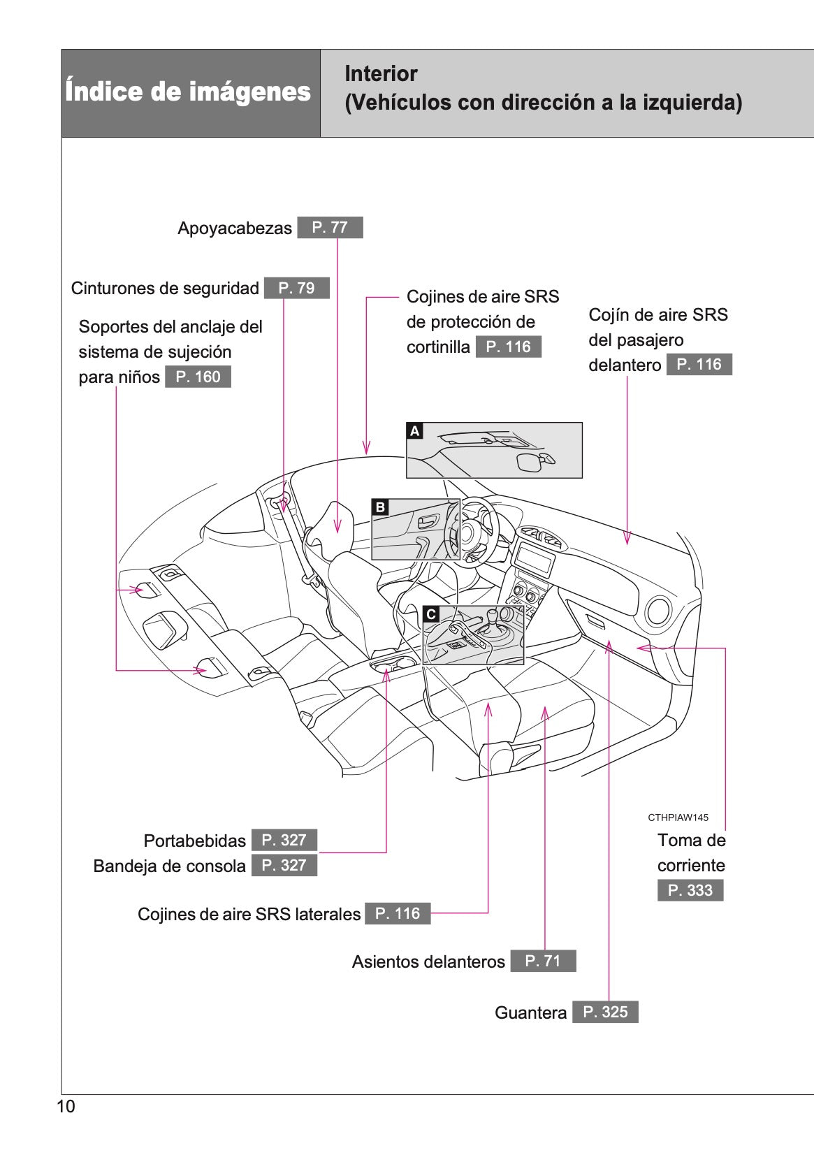 2016-2017 Toyota GT86 Bedienungsanleitung | Spanisch