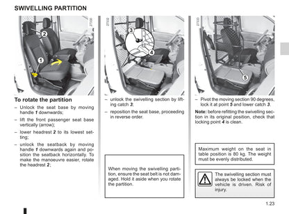 2010-2011 Renault Kangoo Owner's Manual | English