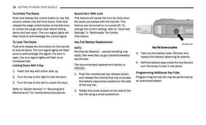 2020 Ram ProMaster 1500/ProMaster 2500/ProMaster 3500 Owner's Manual | English