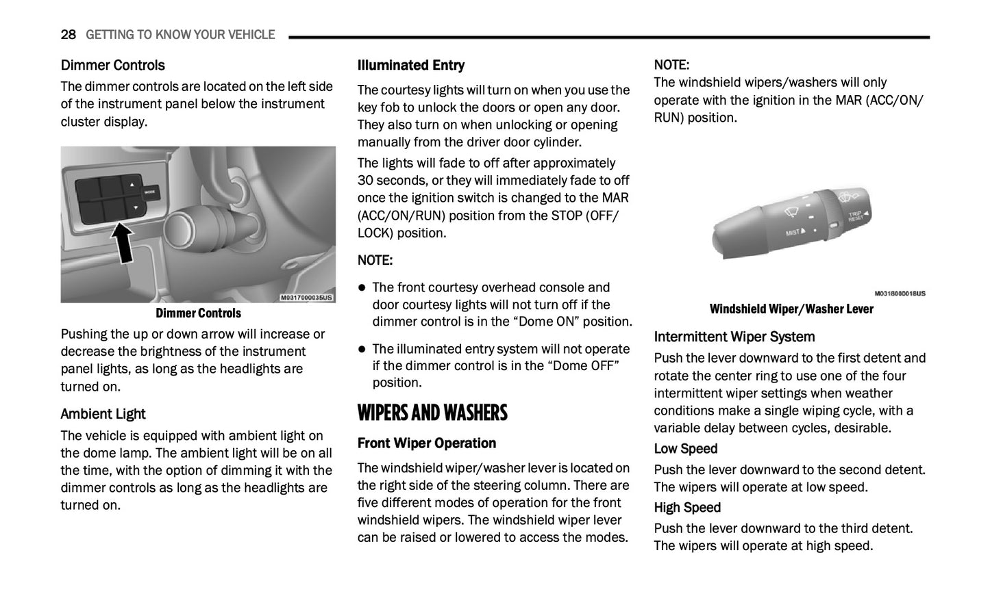 2020 Ram ProMaster 1500/ProMaster 2500/ProMaster 3500 Owner's Manual | English