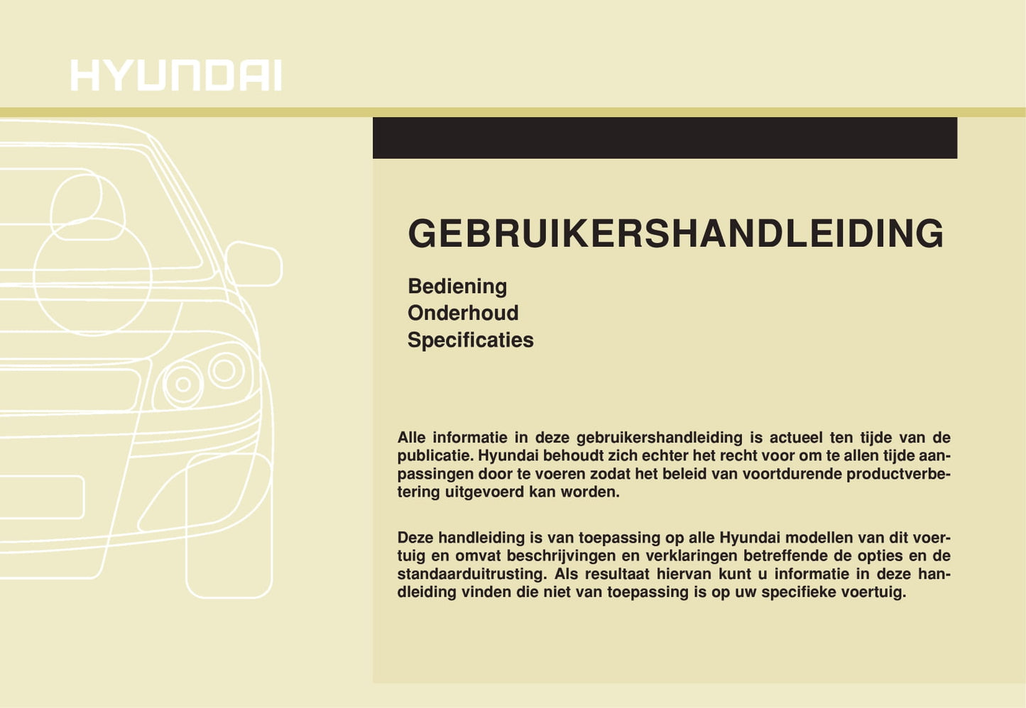 2013-2014 Hyundai i10 Gebruikershandleiding | Nederlands