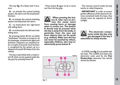 2009-2010 Fiat Ulysse Owner's Manual | English