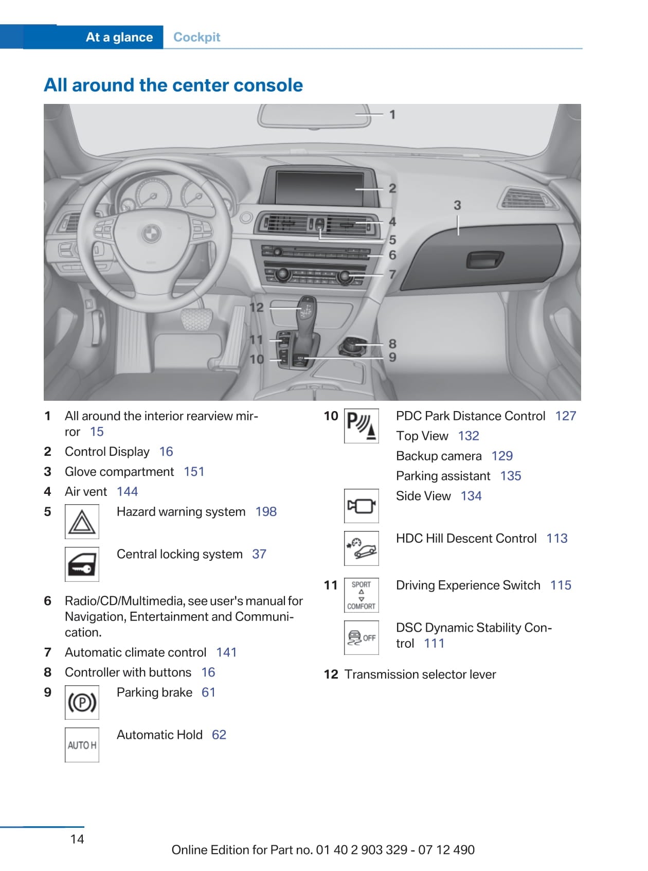 2013 BMW 6 Series Coupé Gebruikershandleiding | Engels