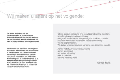 2013-2014 Citroën DS4 Owner's Manual | Dutch