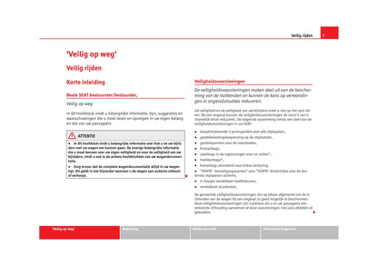 2009-2012 Seat Exeo Gebruikershandleiding | Nederlands