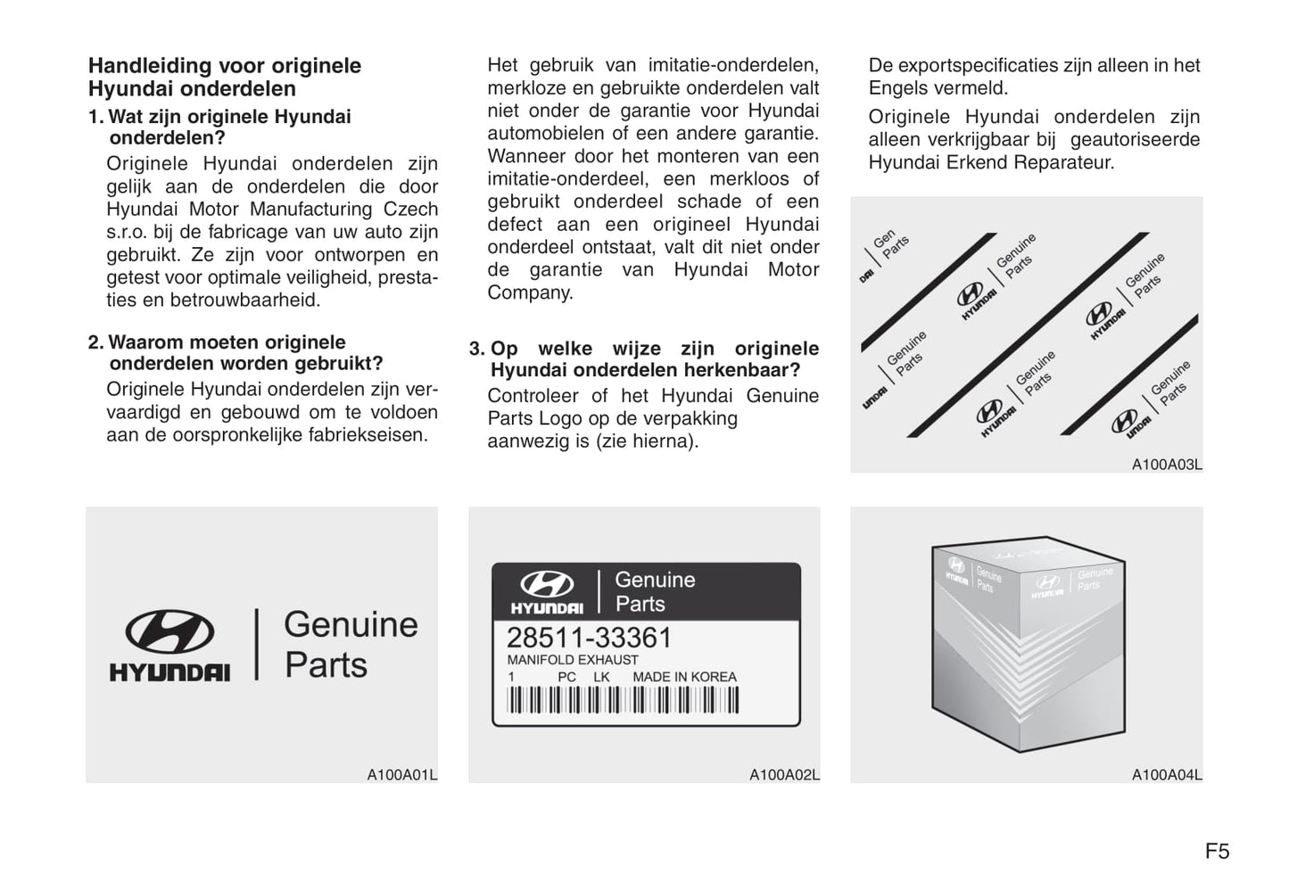 2010-2011 Hyundai i30 Bedienungsanleitung | Niederländisch