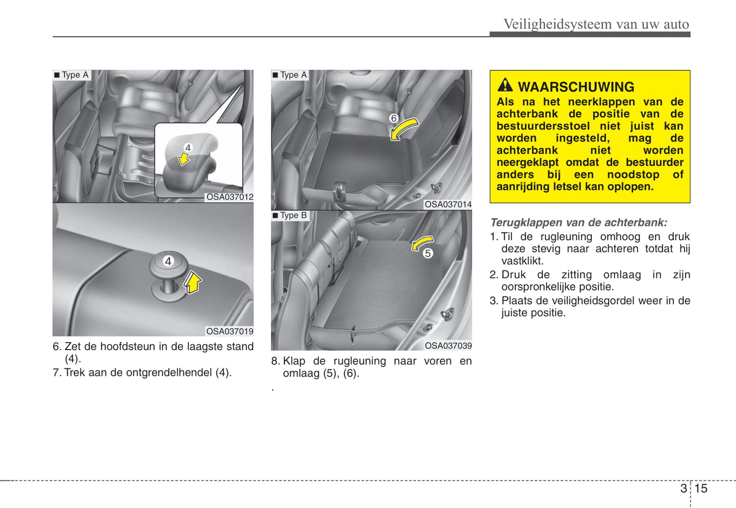 2011-2012 Kia Picanto Owner's Manual | Dutch
