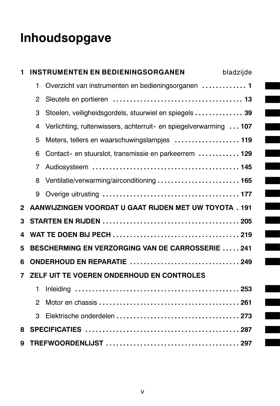2002-2004 Toyota Camry Bedienungsanleitung | Niederländisch