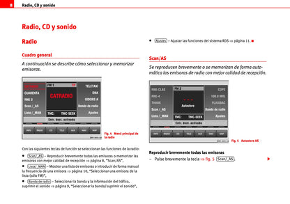Seat Radio-Navegación MFD2 Manual de Instrucciones 2000 - 2010