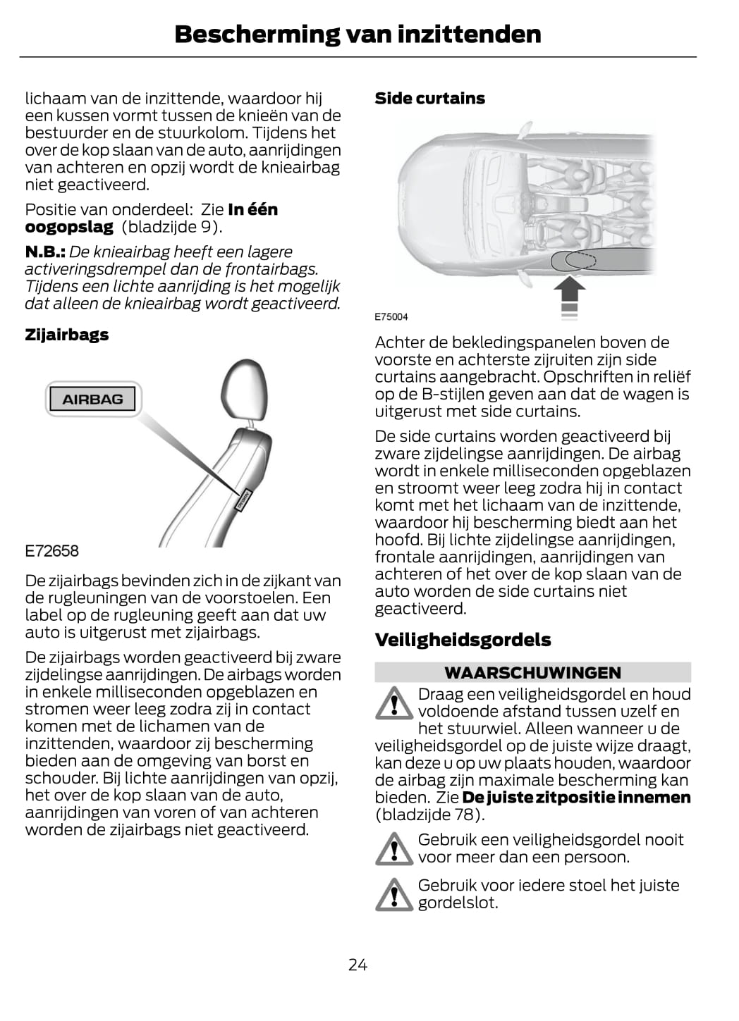 2012 Ford Ranger Owner's Manual | Dutch