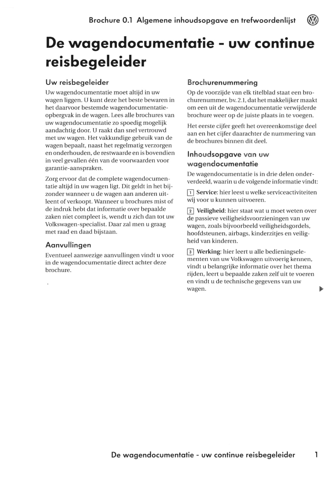 2008-2012 Volkswagen Golf Gebruikershandleiding | Nederlands