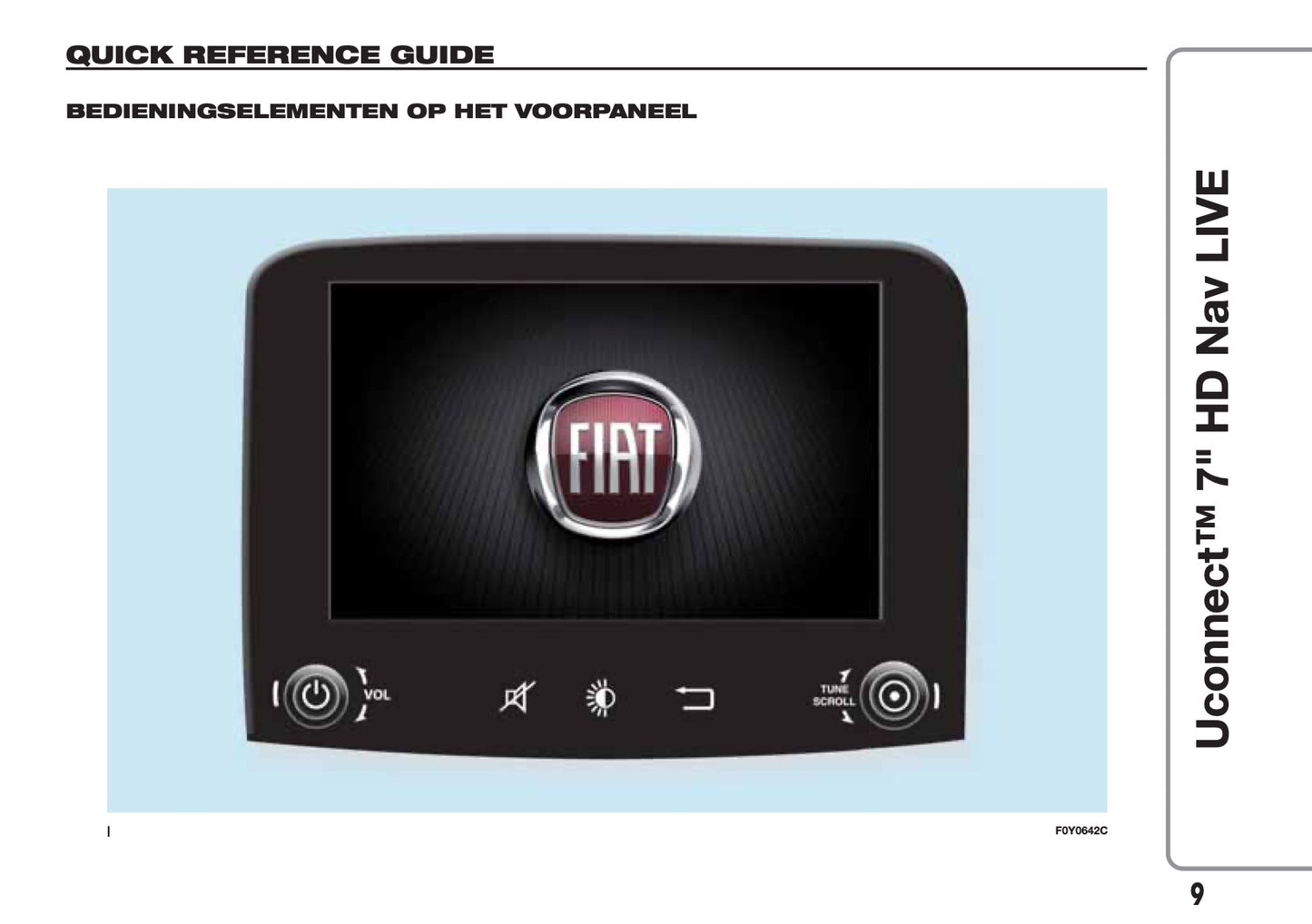 Fiat 500L Uconnect Radio Live 7.0 Handleiding 2019