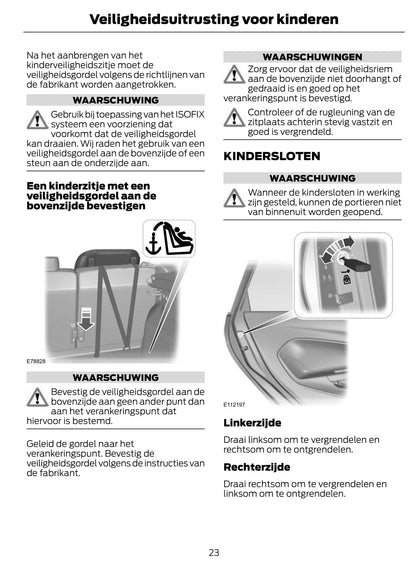 2011-2013 Ford Kuga Owner's Manual | Dutch
