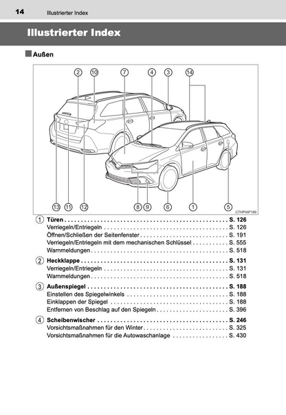 2017-2018 Toyota Auris Hybrid Touring Sports Gebruikershandleiding | Duits