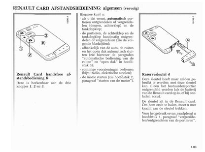 2001-2002 Renault Vel Satis Gebruikershandleiding | Nederlands