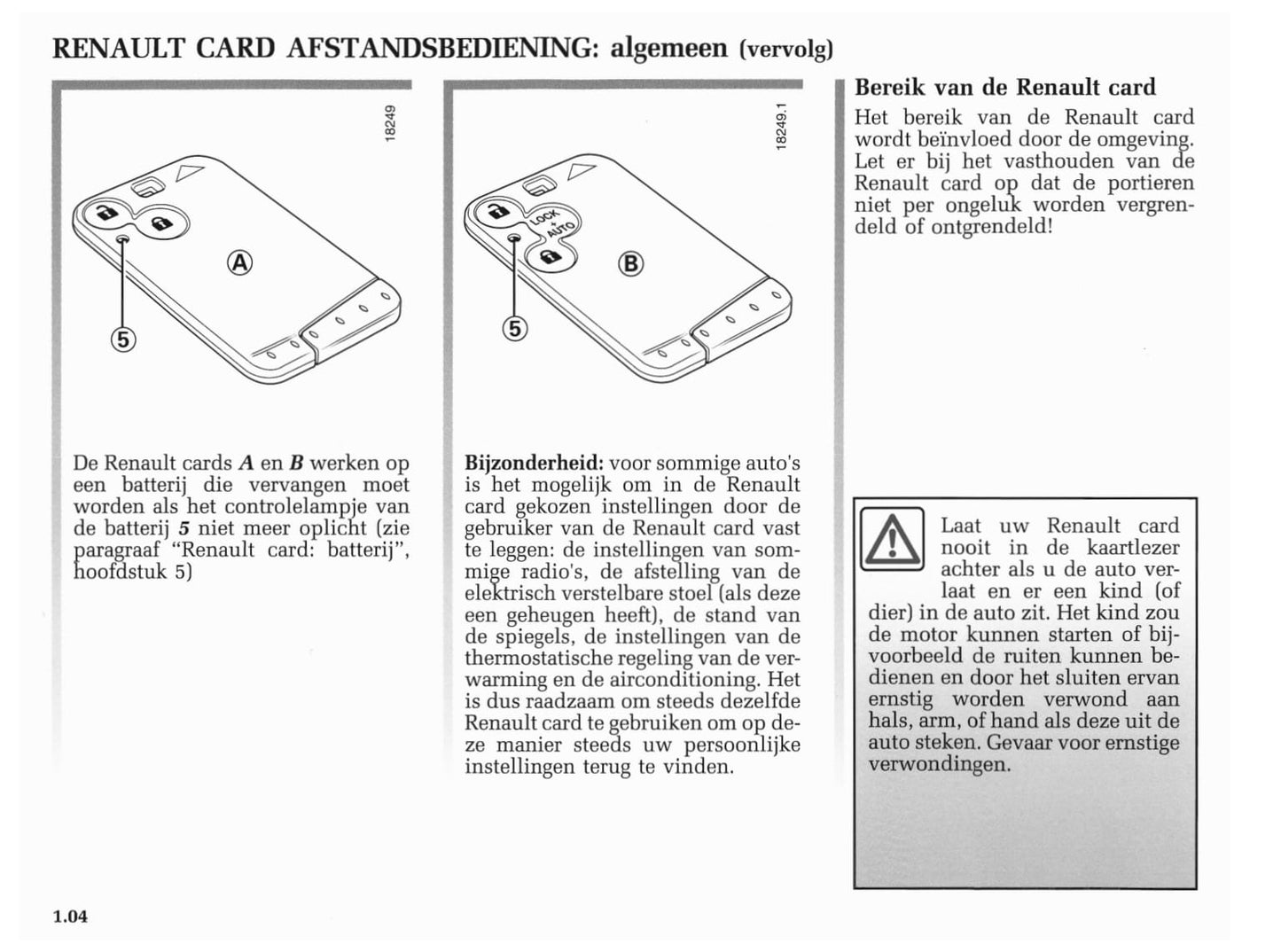 2001-2002 Renault Vel Satis Gebruikershandleiding | Nederlands