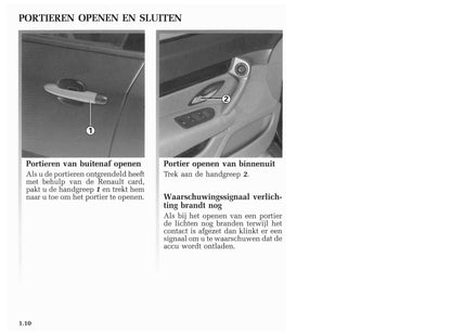 2001-2002 Renault Vel Satis Gebruikershandleiding | Nederlands