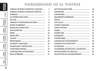 2010-2014 Ford Ka Manuel du propriétaire | Français