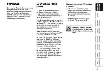 2010-2014 Ford Ka Bedienungsanleitung | Französisch