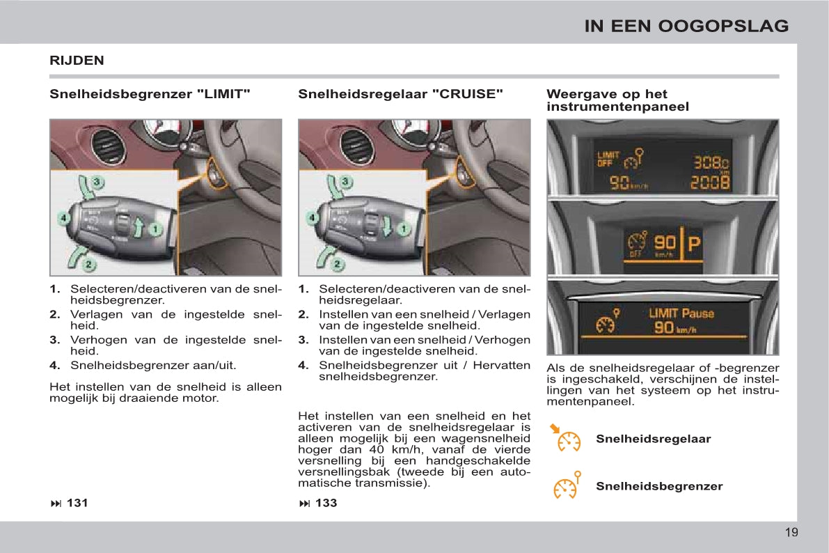 2011-2013 Peugeot 308 CC Gebruikershandleiding | Nederlands