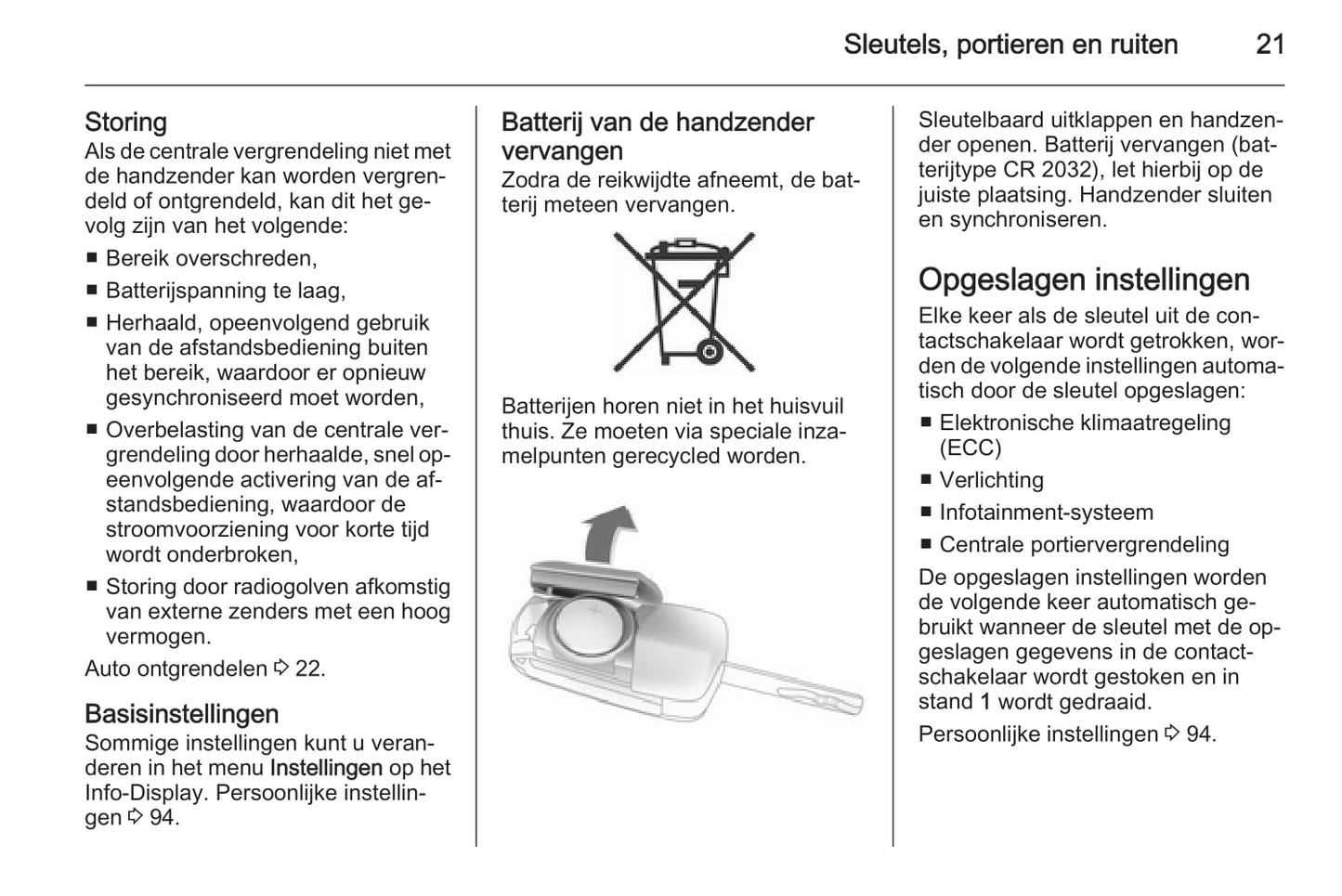 2010-2015 Chevrolet Orlando Owner's Manual | Dutch