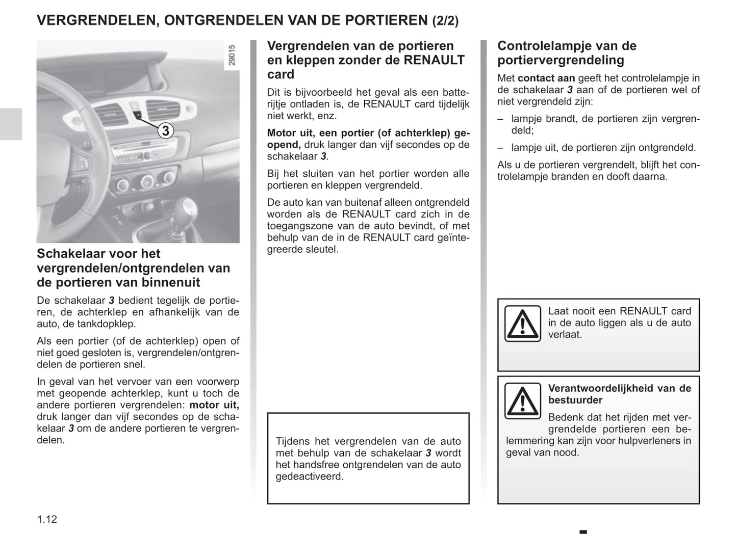 2014-2015 Renault Scénic Gebruikershandleiding | Nederlands