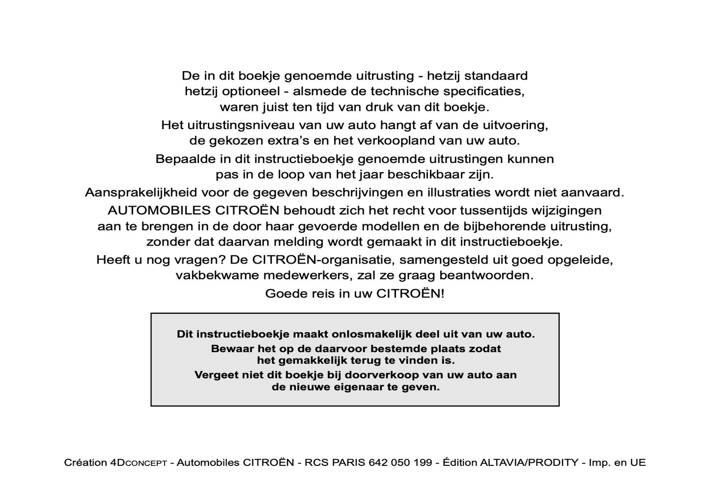 2005-2006 Citroën C4 Gebruikershandleiding | Nederlands