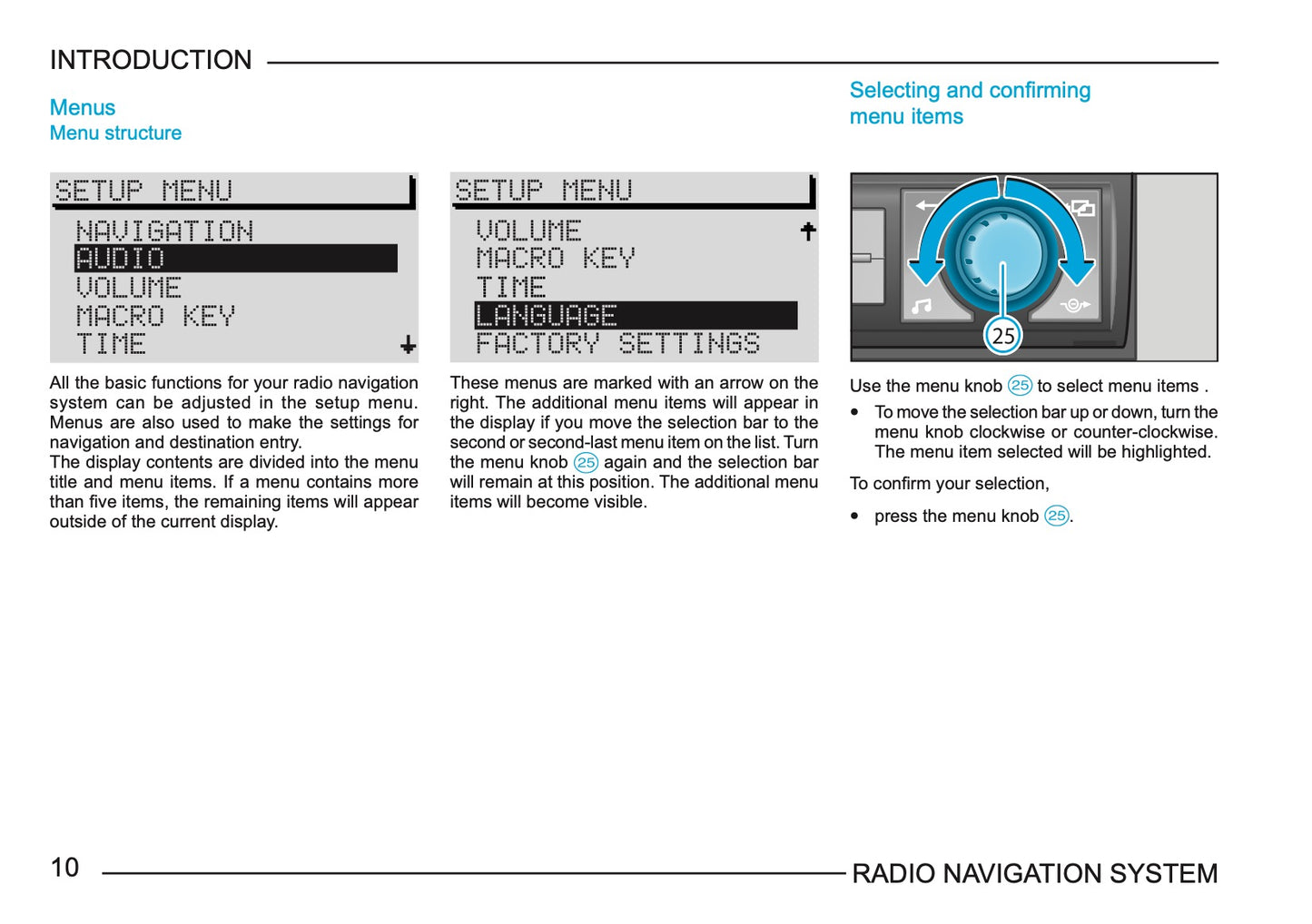 Skoda Radio Navigation System Manuel du propriétaire 2003