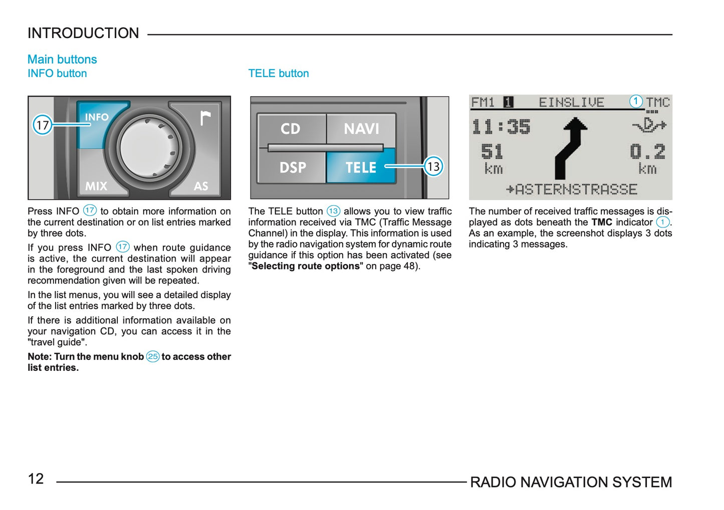 Skoda Radio Navigation System Owner's Manual 2003